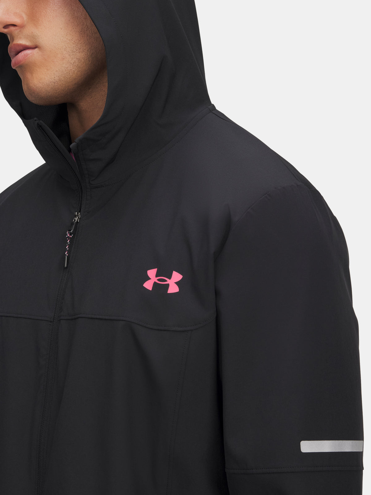 Under Armour Férfi UA Tech Utility Woven Jckt-BLK Kabát fekete