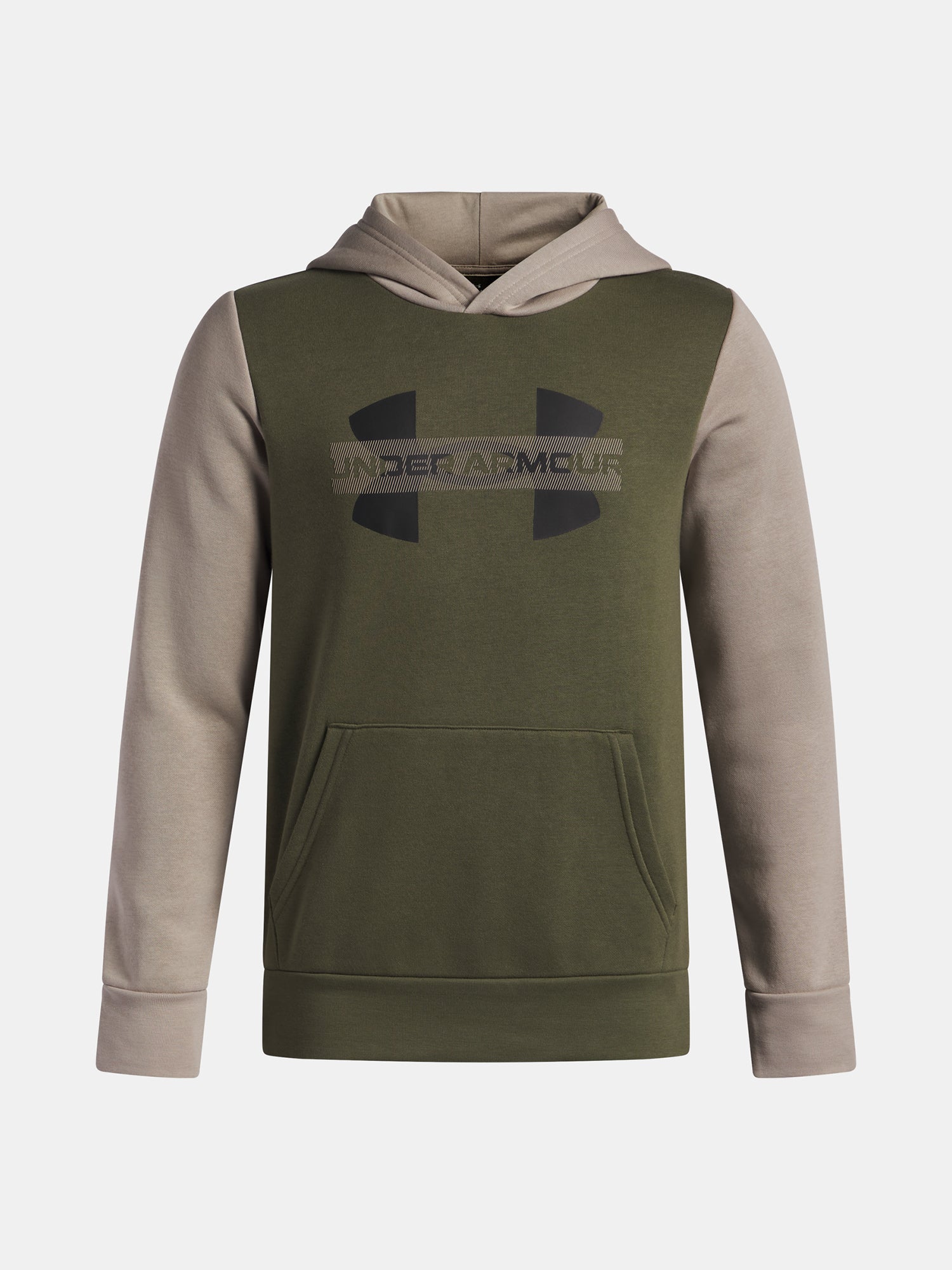Under Armour Fiú pulóver UA Rival Flc Cblck Grphc HD-GRN Pulóver