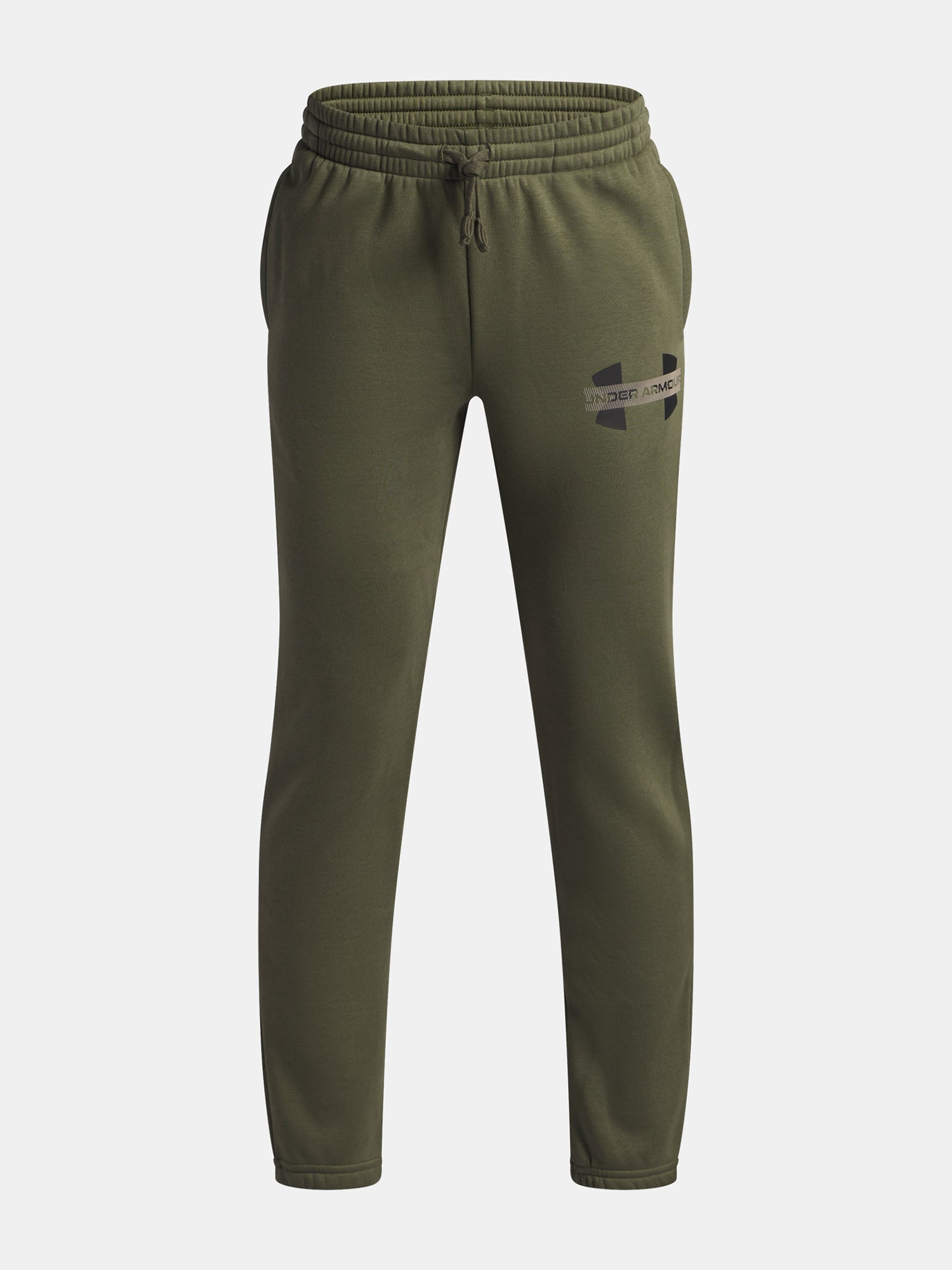 Under Armour Fiú melegítõnadrág UA Rival Flc Cblck Grphc Jgr-GRN Nadrág