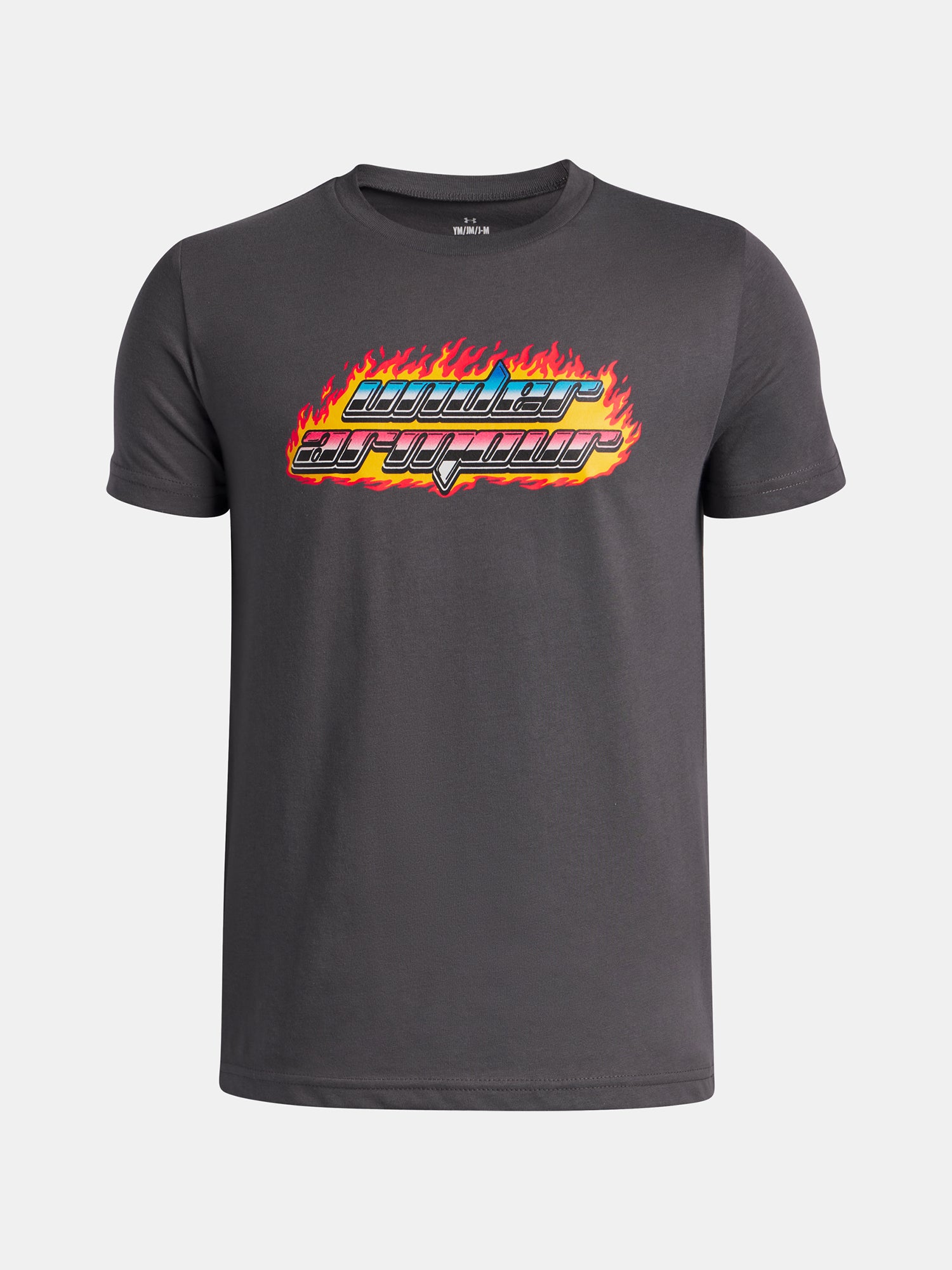 Under Armour Fiú póló UA Flame WM SS-GRY Póló