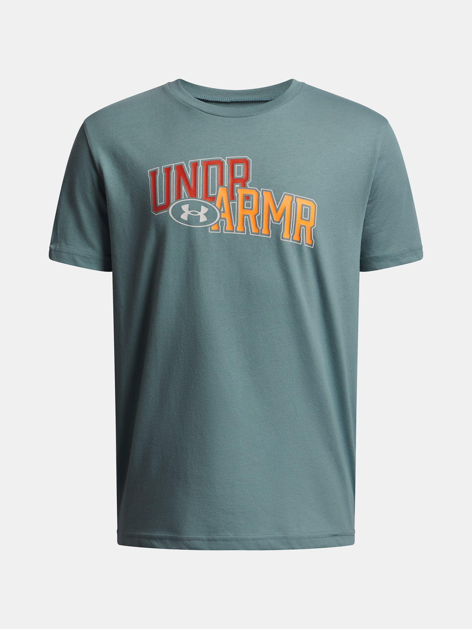 Under Armour Fiú póló UA OVERLAY WM SS-GRN Póló