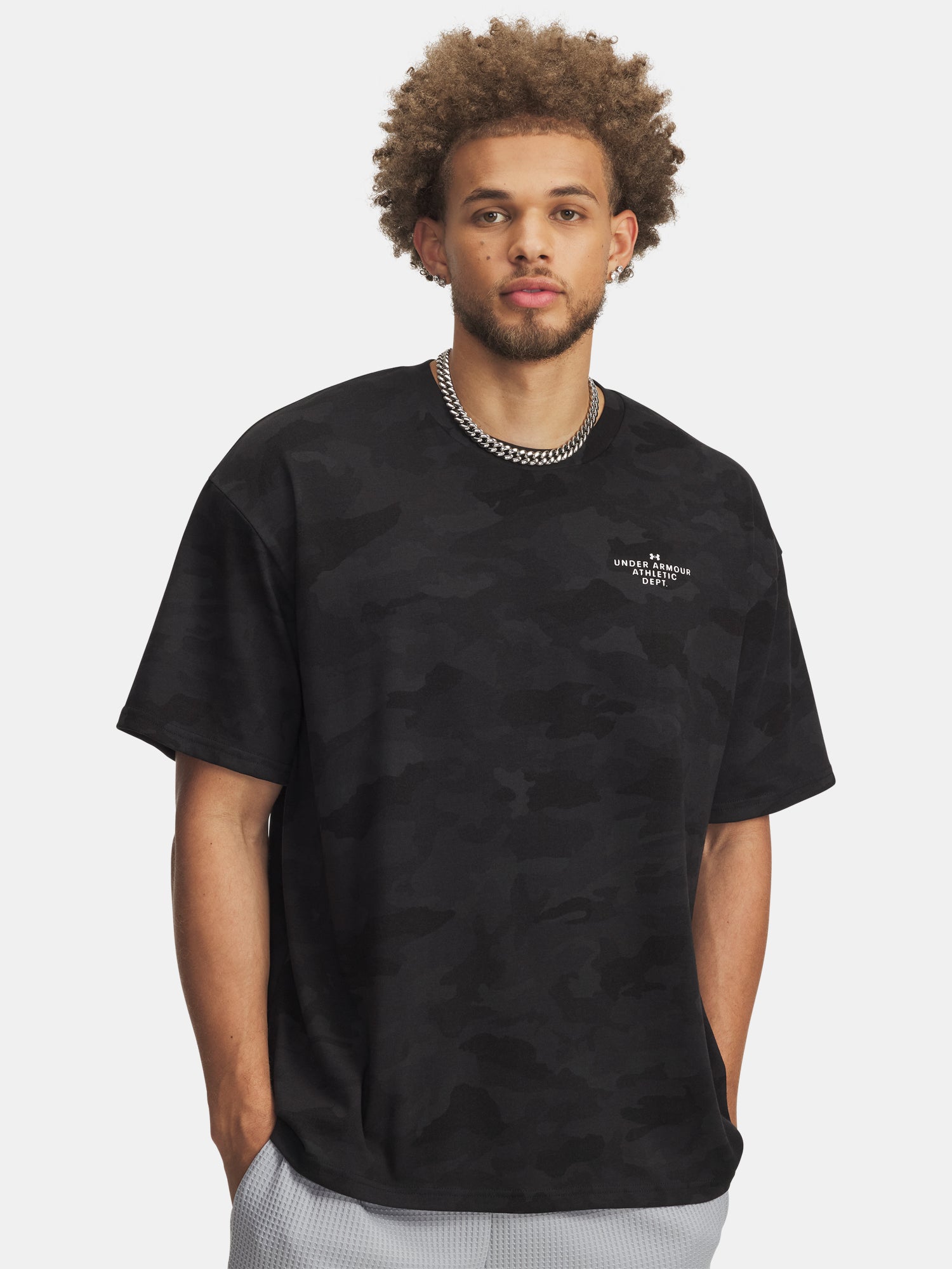 Férfi póló Under Armour UA HWT ATHLETIC DEPT AOP SS