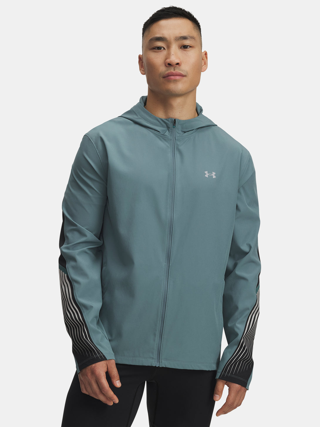 Under Armour Férfi kabát UA Velociti Storm Hooded Jkt-BLU Kapucnis pulóver 