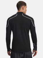 Férfi póló Under Armour Cold Weather Grid LS Mock-BLK