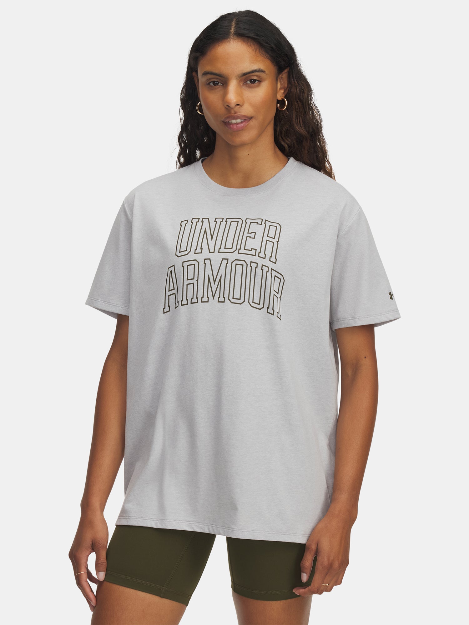 Under Armour Nõi póló Rival OS Campus Tee-GRY Póló