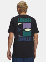 Pánské triko Under Armour UA M BLOCK LOGO SS