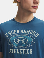Pánské triko Under Armour UA M 60/40S ARMOR GLOBE SS-BLU