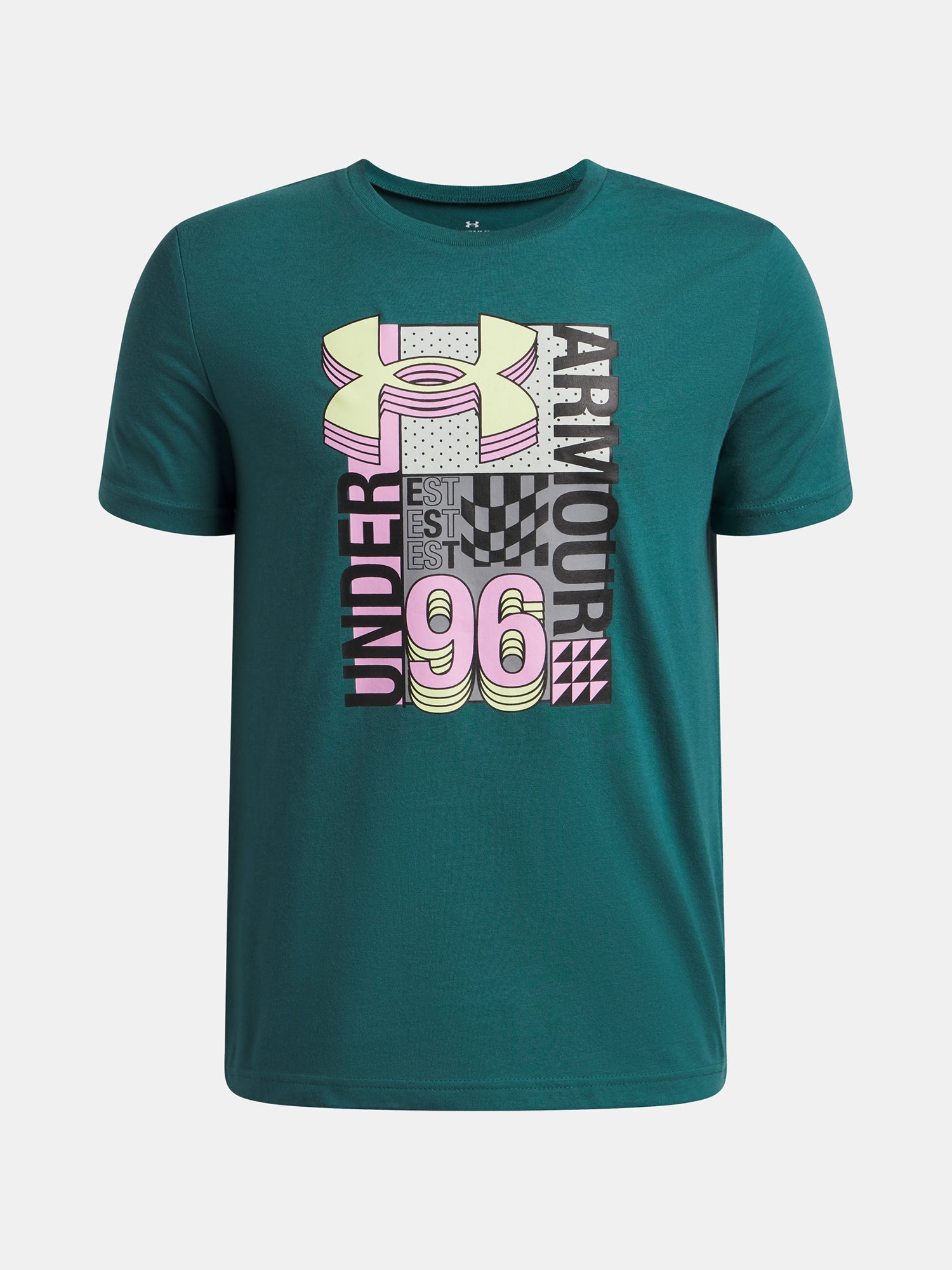 Fiú póló Under Armour UA B LOGO WM COLLAGE SS