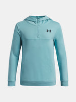 Fiú pulóver Under Armour UA RIVAL LW 1/4 ZIP HOODIE