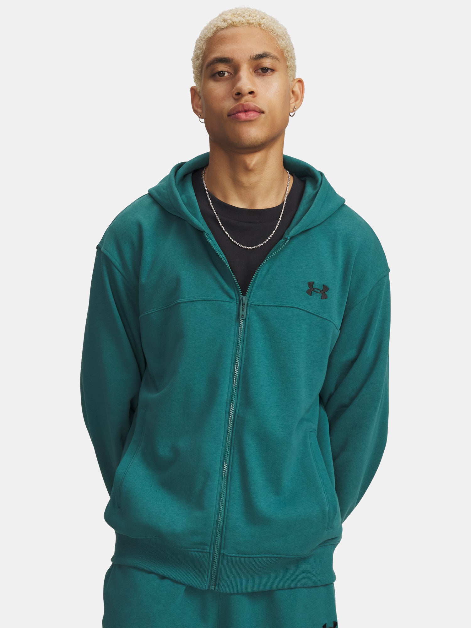 Férfi pulóver Under Armour UA Rival LW FZ