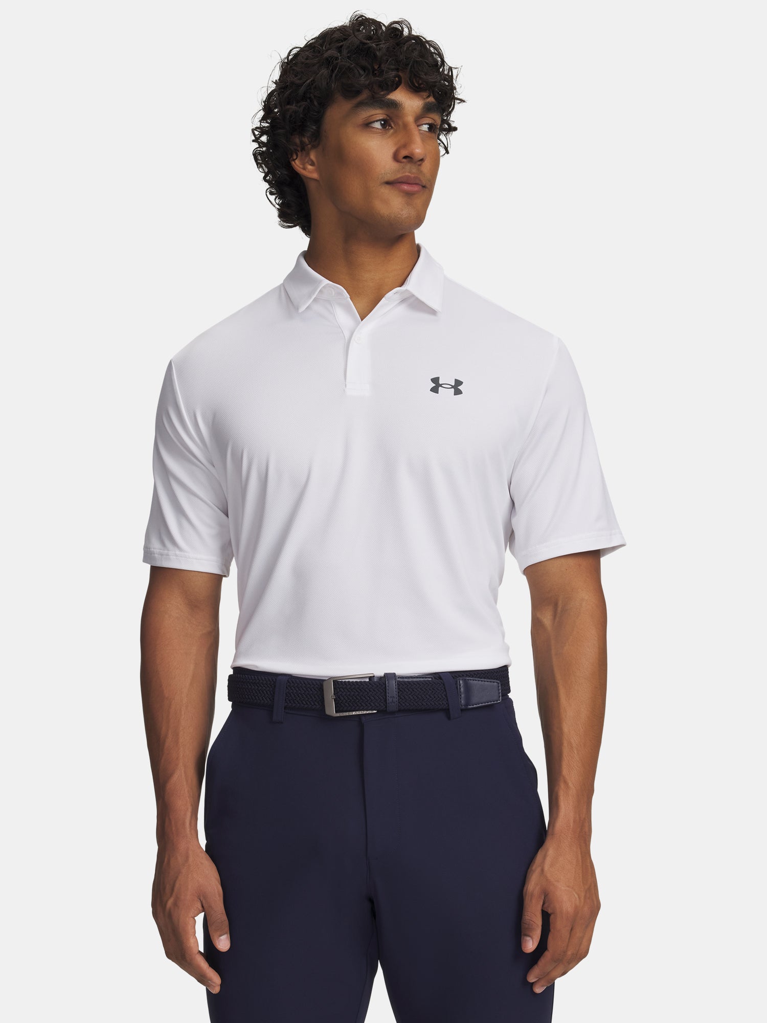 Férfi póló Under Armour UA Matchplay Polo-WHT