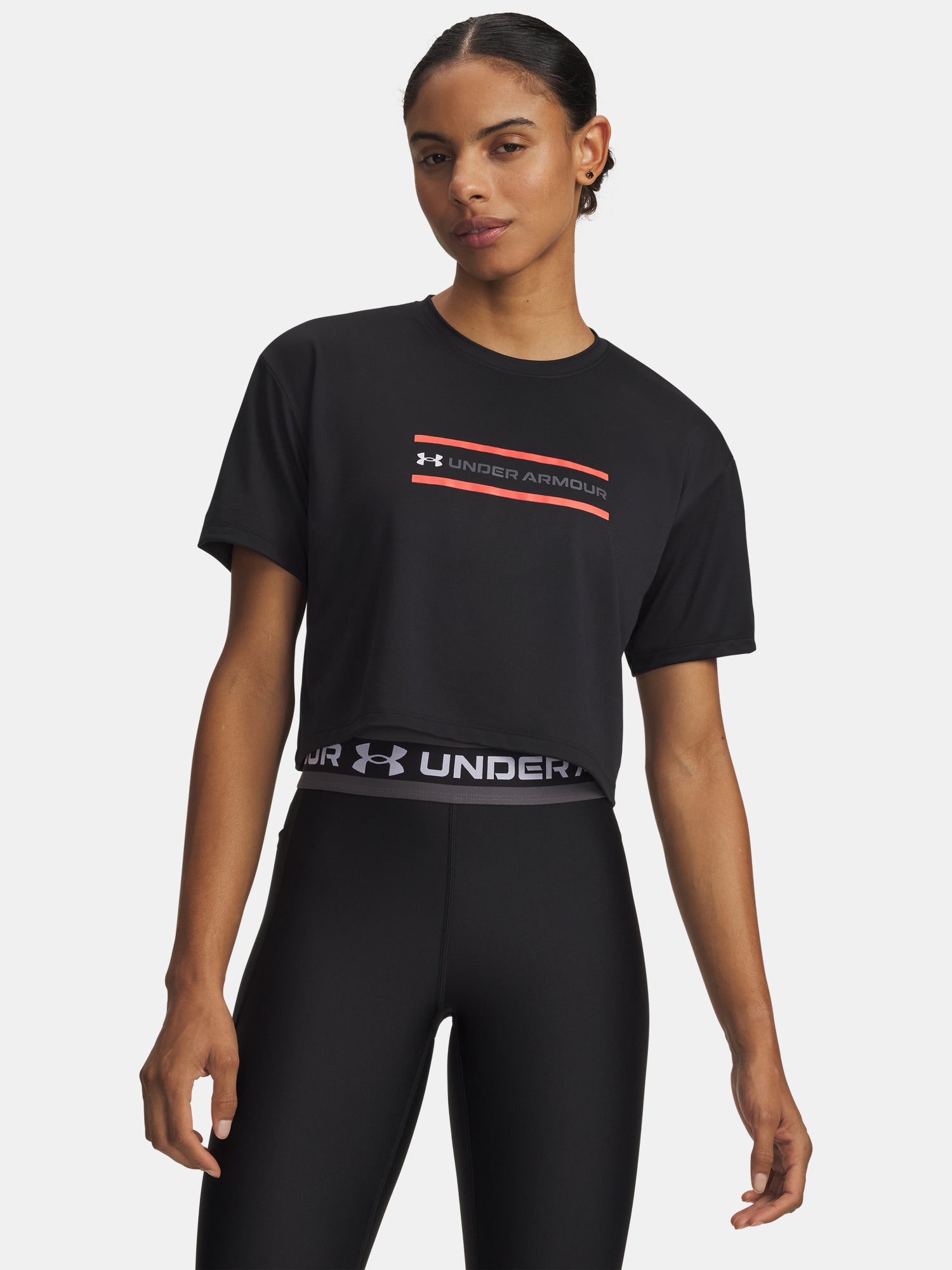 Nõi Under Armour Tech Branded Crop SS póló