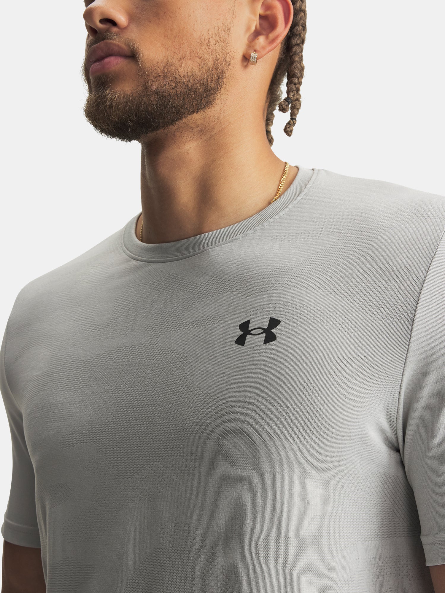 Férfi póló Under Armour UA Vanish Elite Smls SS Camo-GRY