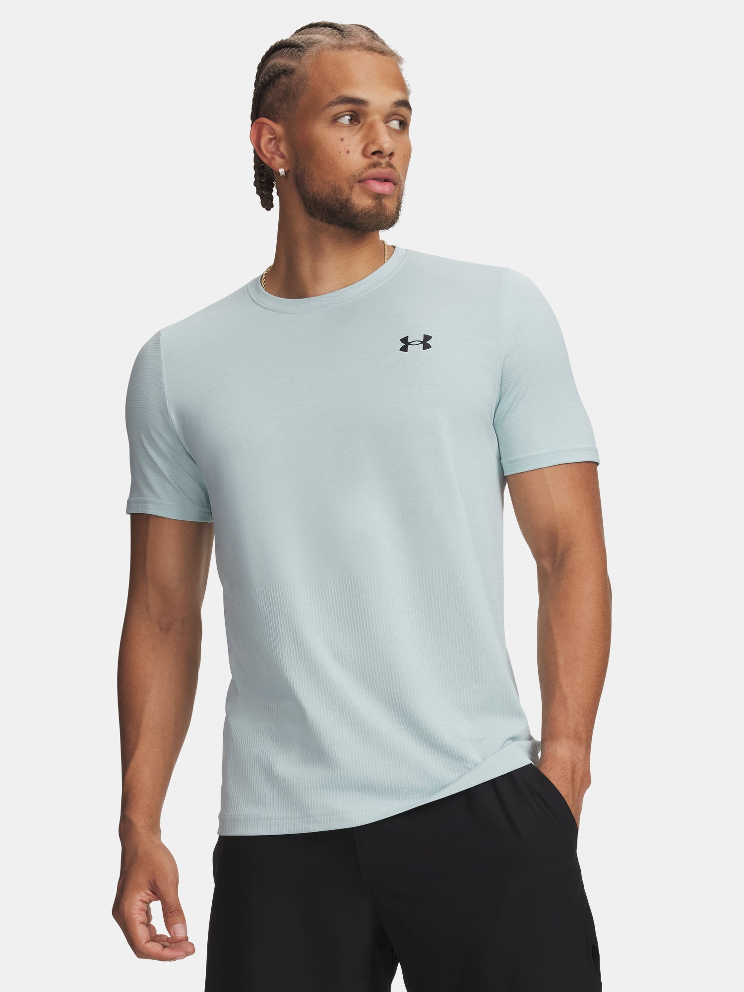 Férfi póló Under Armour UA Vanish Elite Seamless SS-BLU