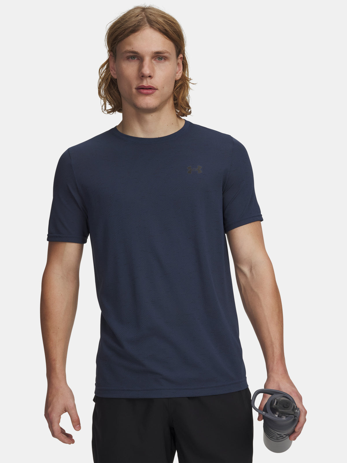 Férfi póló Under Armour Vanish Seamless Novelty SS-BLU