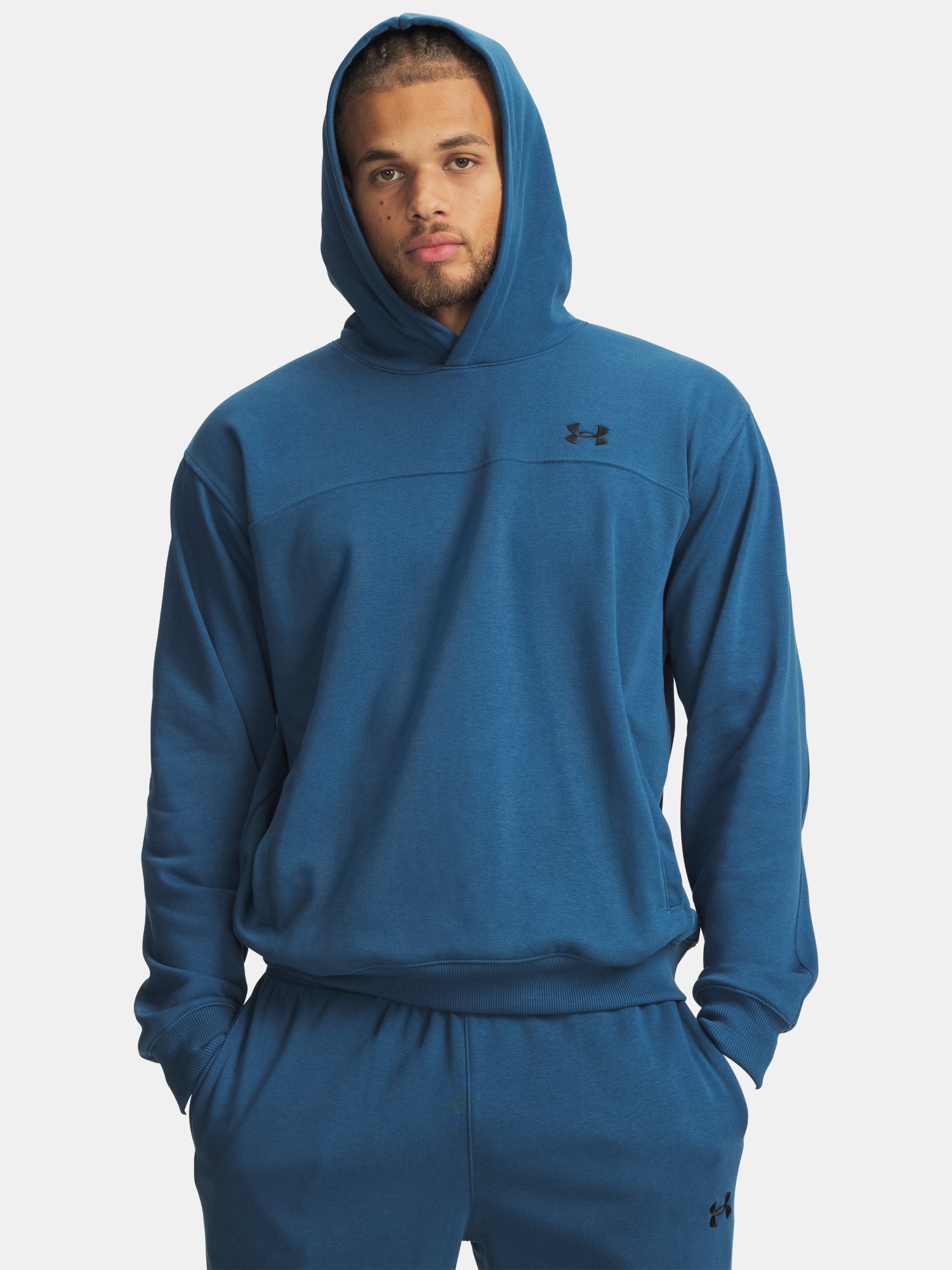 Férfi pulóver Under Armour UA Rival LW Hoodie-BLU