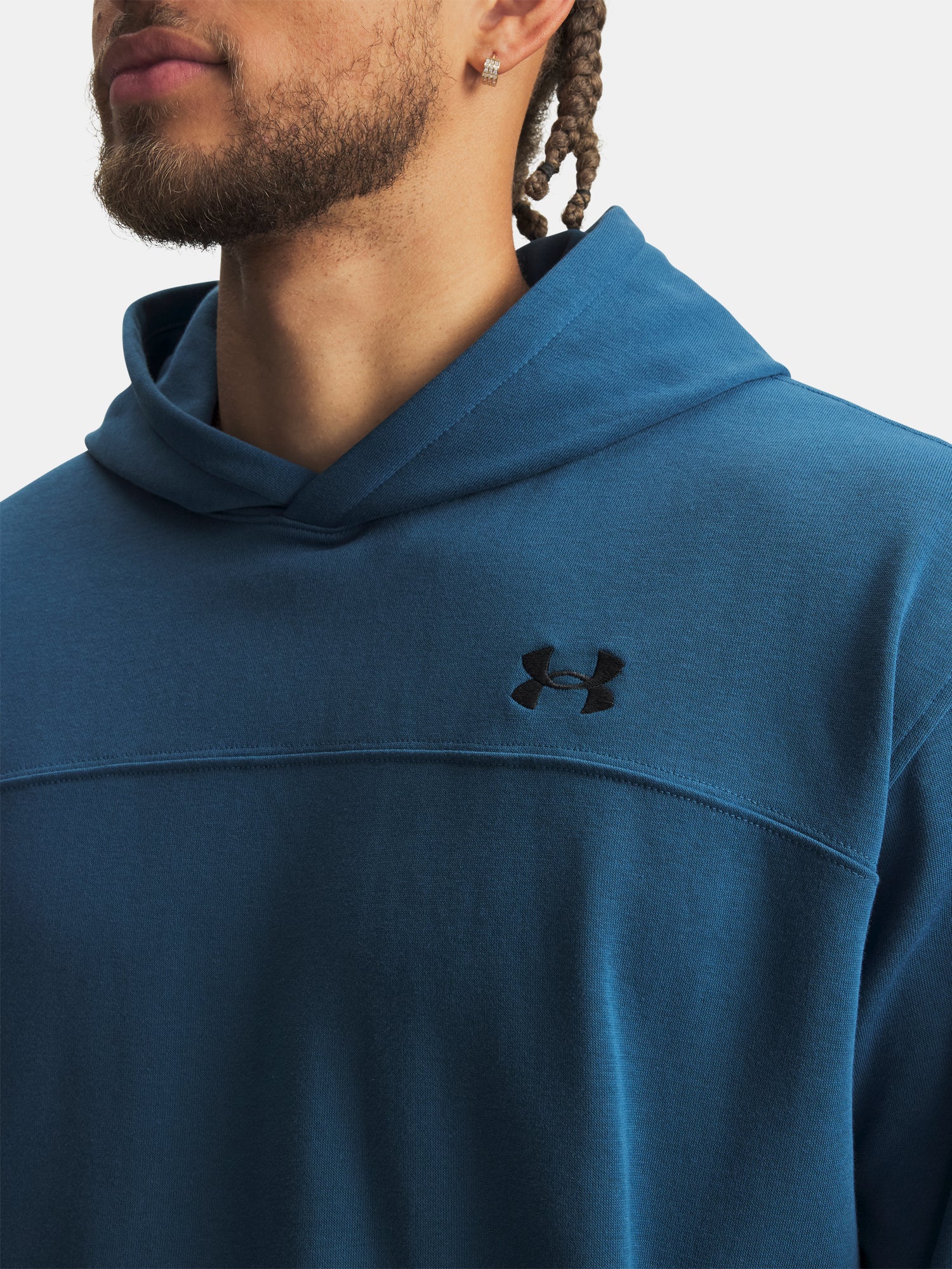 Férfi pulóver Under Armour UA Rival LW Hoodie-BLU