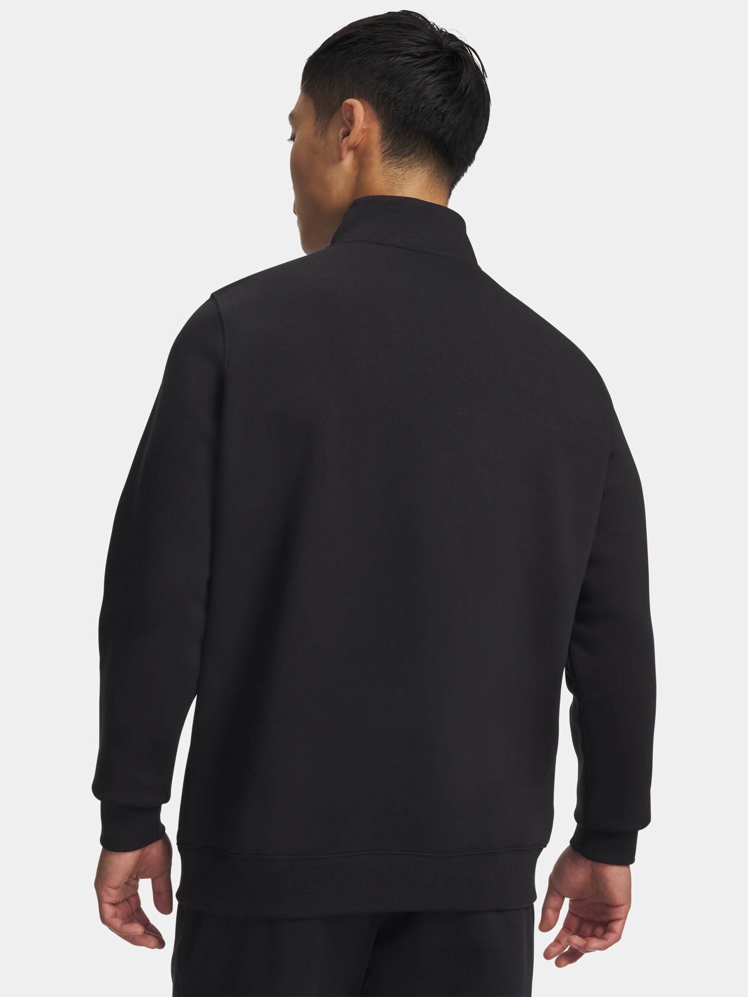 Férfi pulóver Under Armour UA Icon Fleece 1/4 Zip-BLK