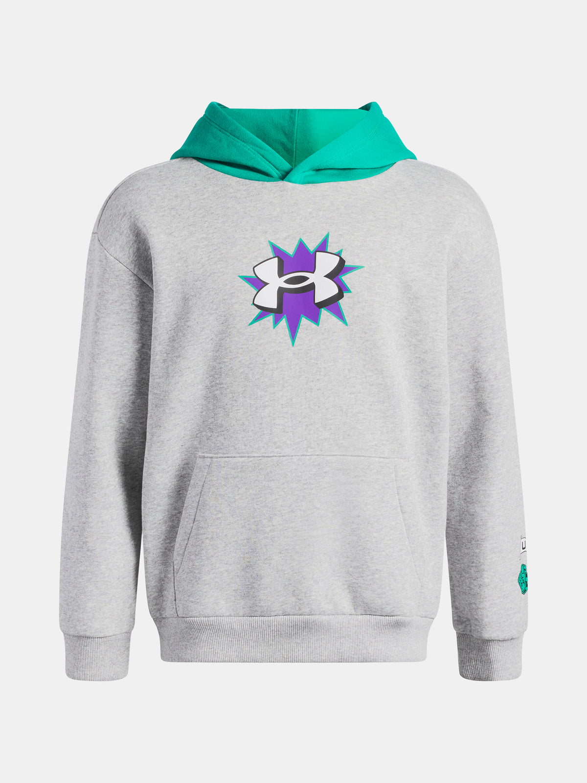 Fiú Under Armour UA B RIVAL FLC GRAPHICS HD pulóver
