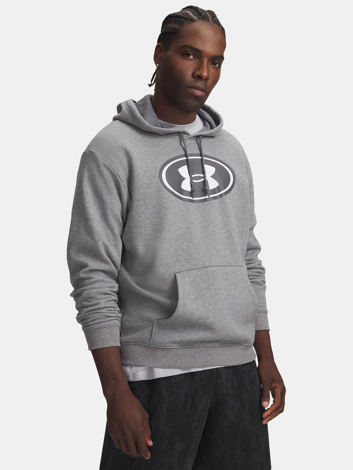 Férfi Under Armour UA Rival Flc Branded Hoodie pulóver