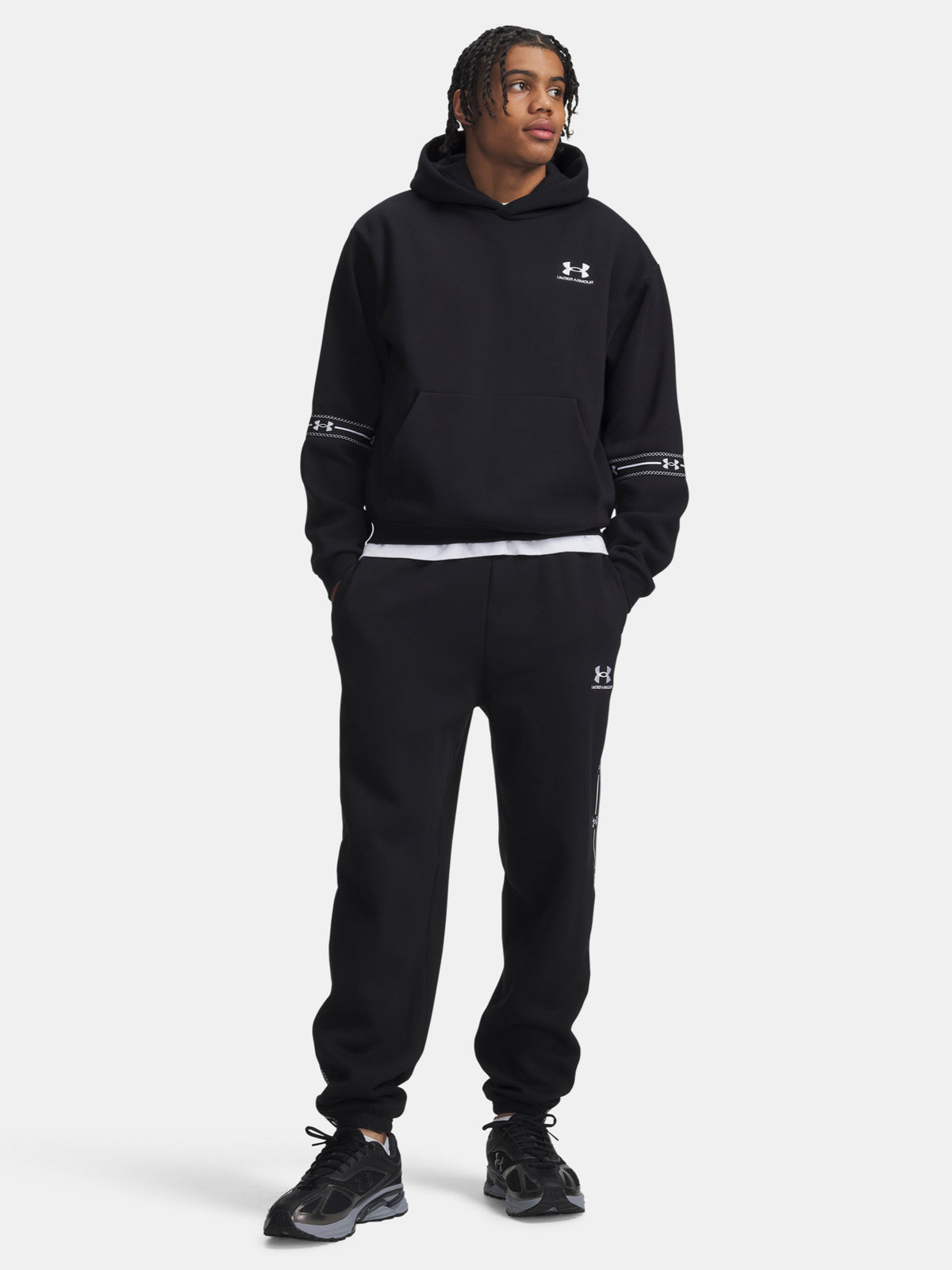 Férfi melegítõnadrág Under Armour UA Icon Flc Taped Jgr