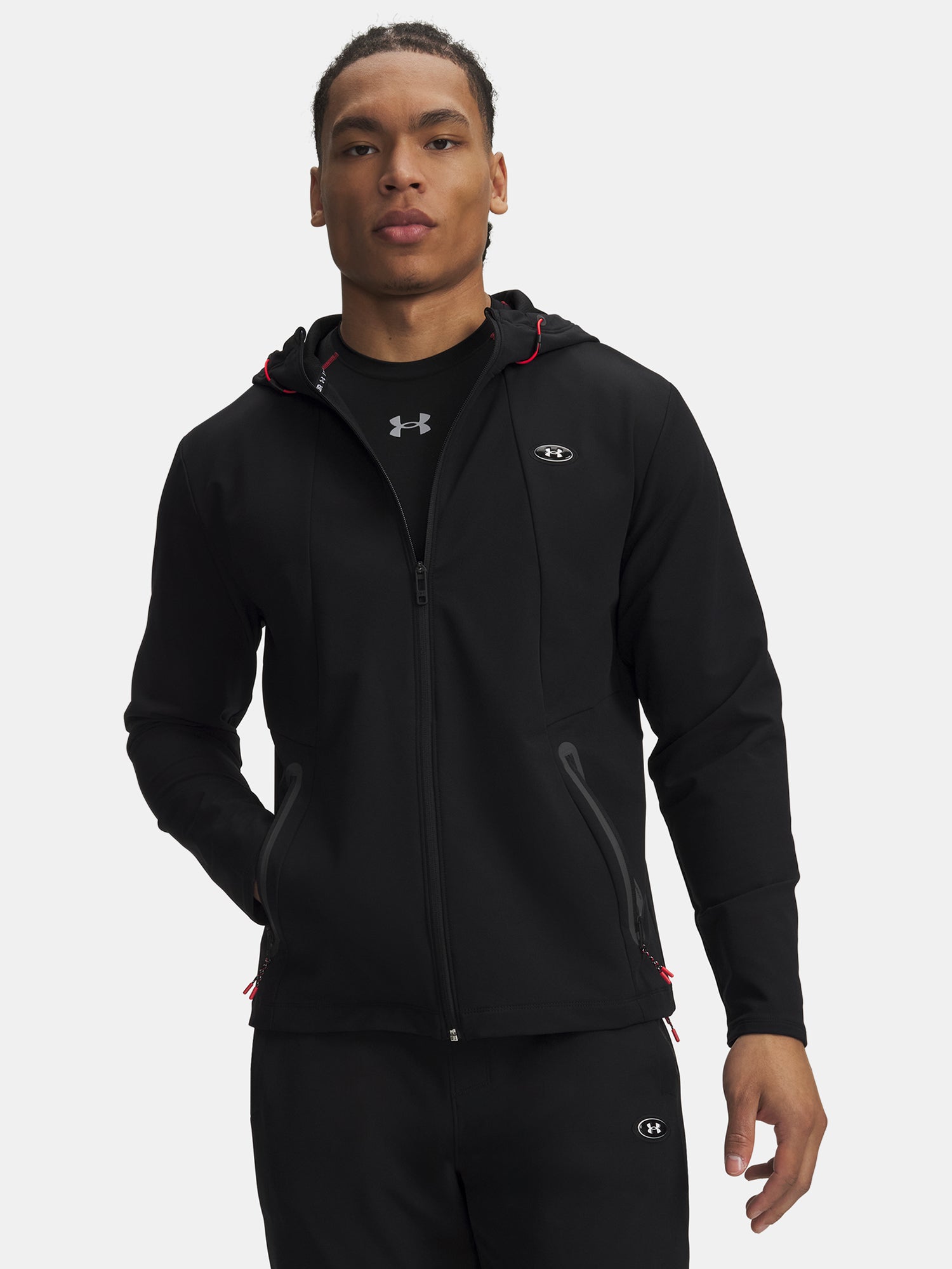 Férfi pulóver Under Armour Utility Woven Winterized FZ