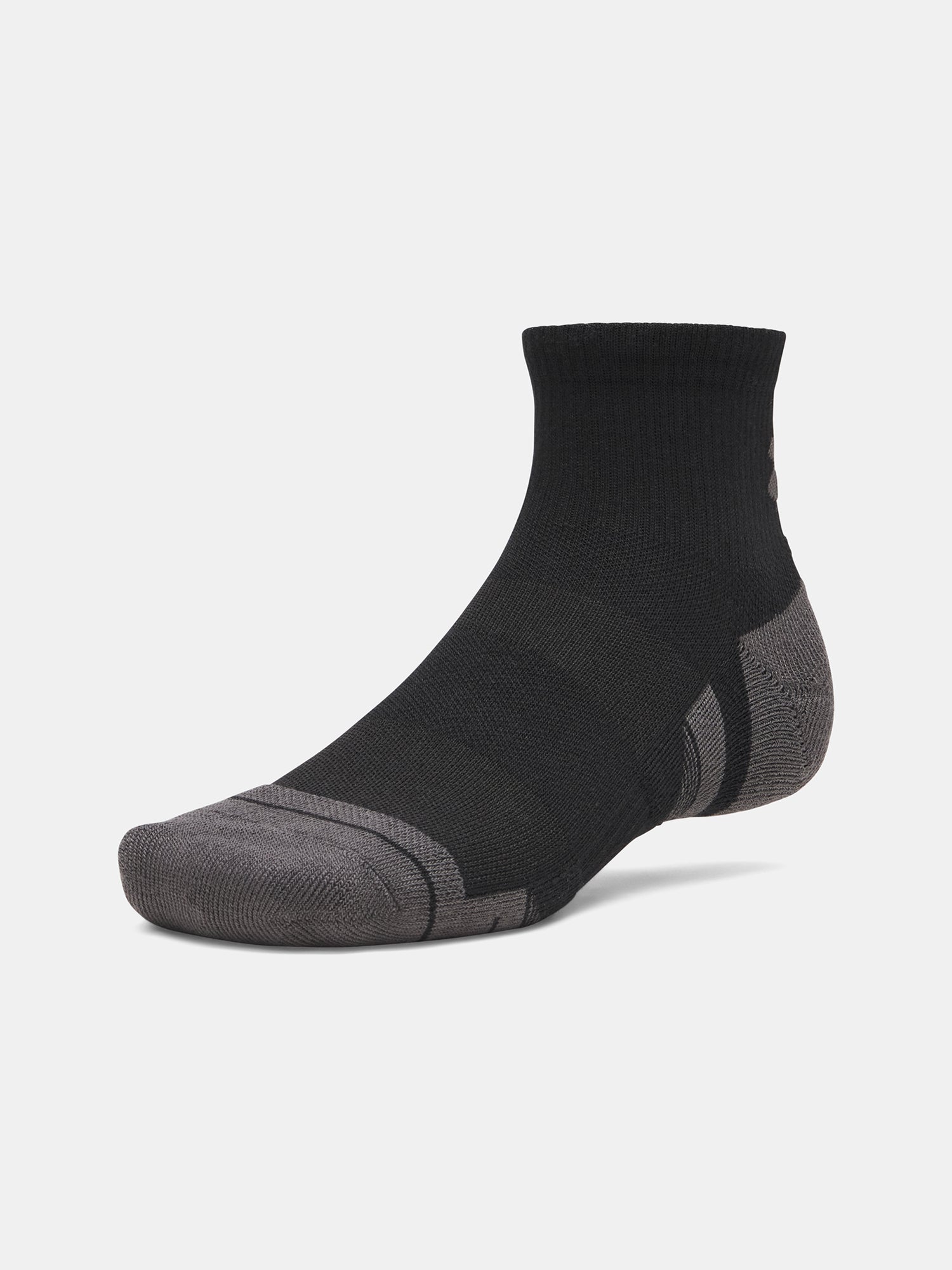 Unisex Under Armour New UA Perf Tech 3pk Qtr zokni