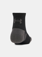 Unisex Under Armour New UA Perf Tech 3pk Qtr zokni