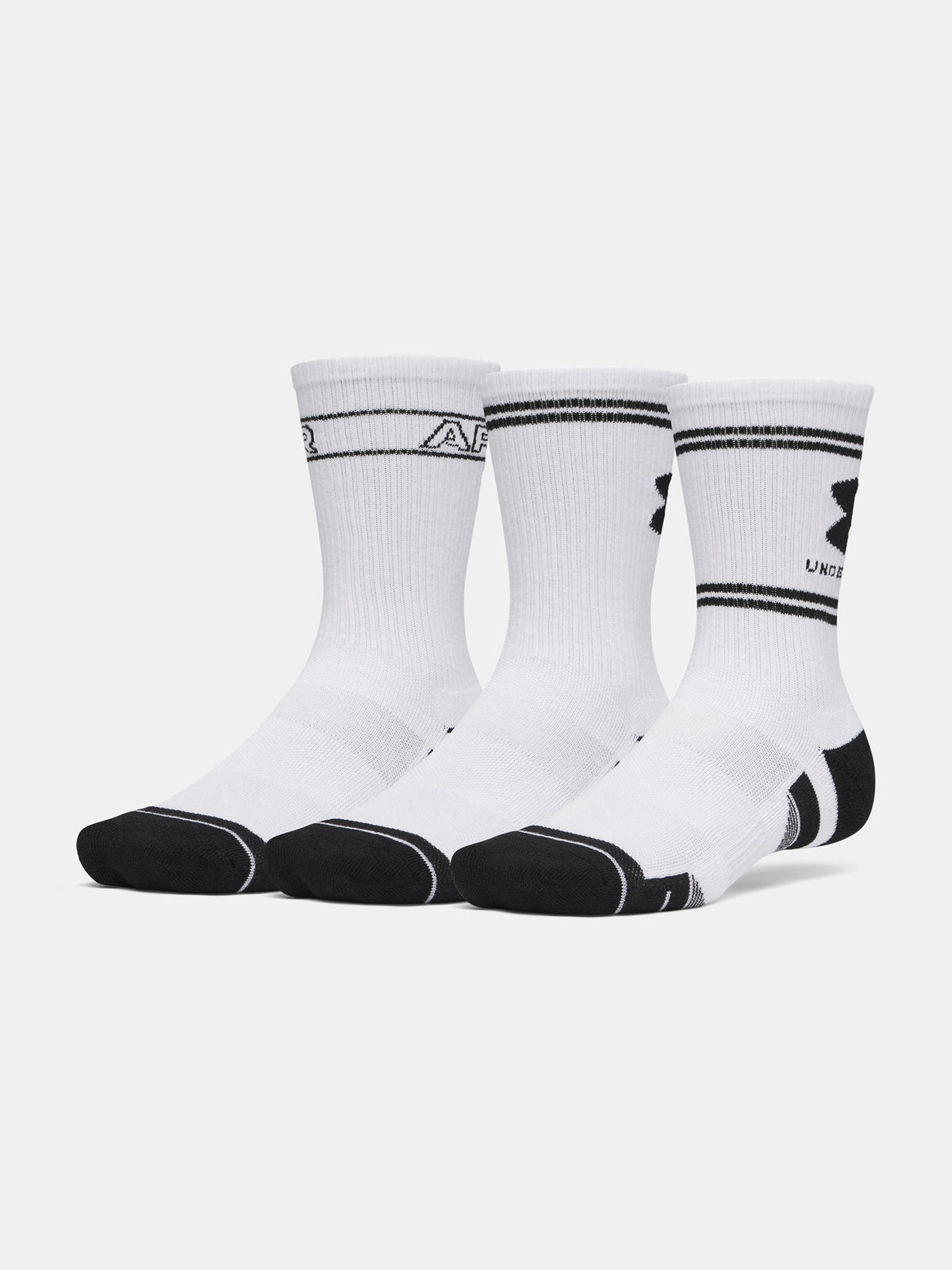 Unisex Under Armour New UA Perf Tech Nov 3pk Crw zokni