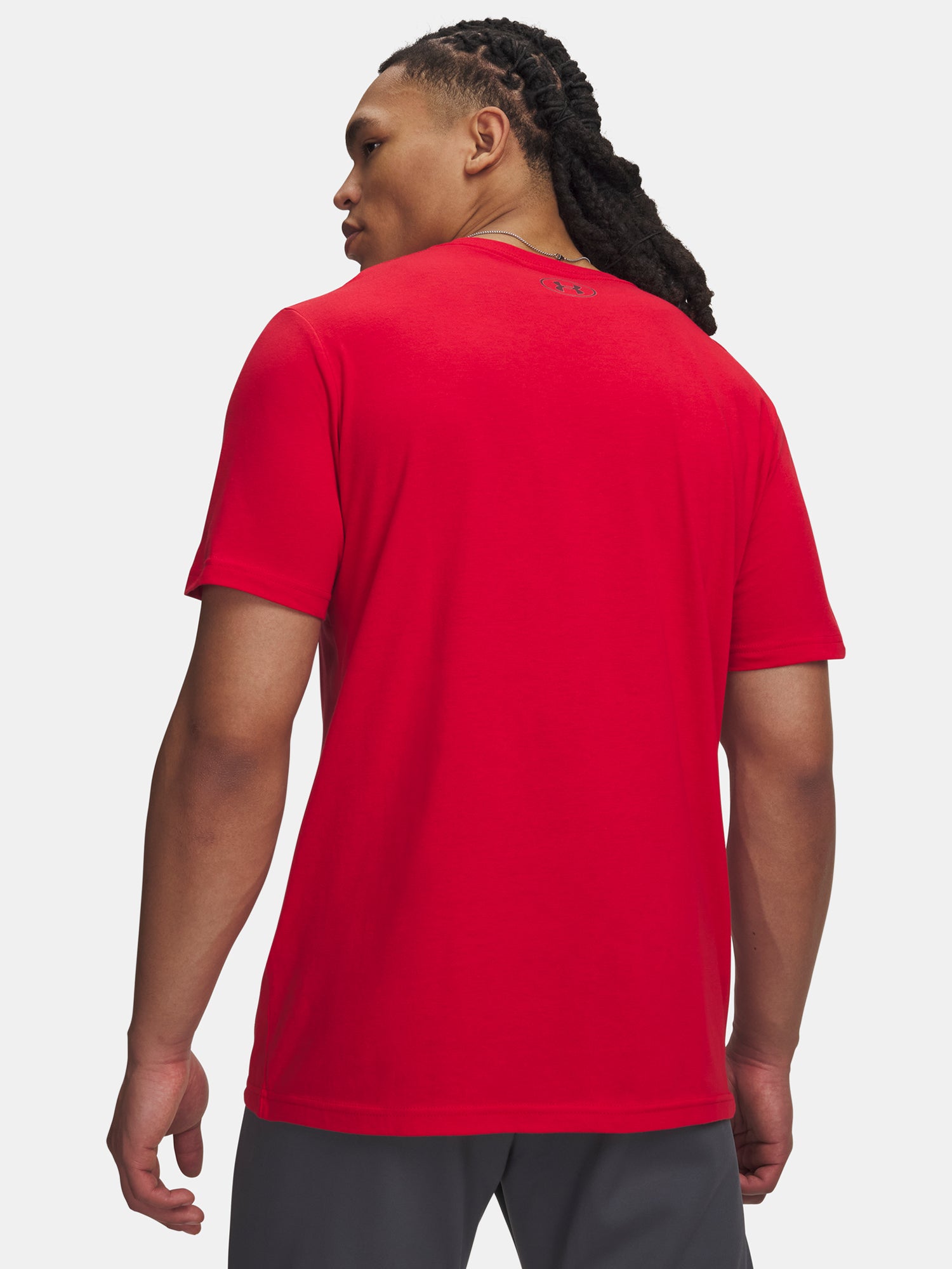 Férfi póló Under Armour UA M CENTER BOXED LOGO SS