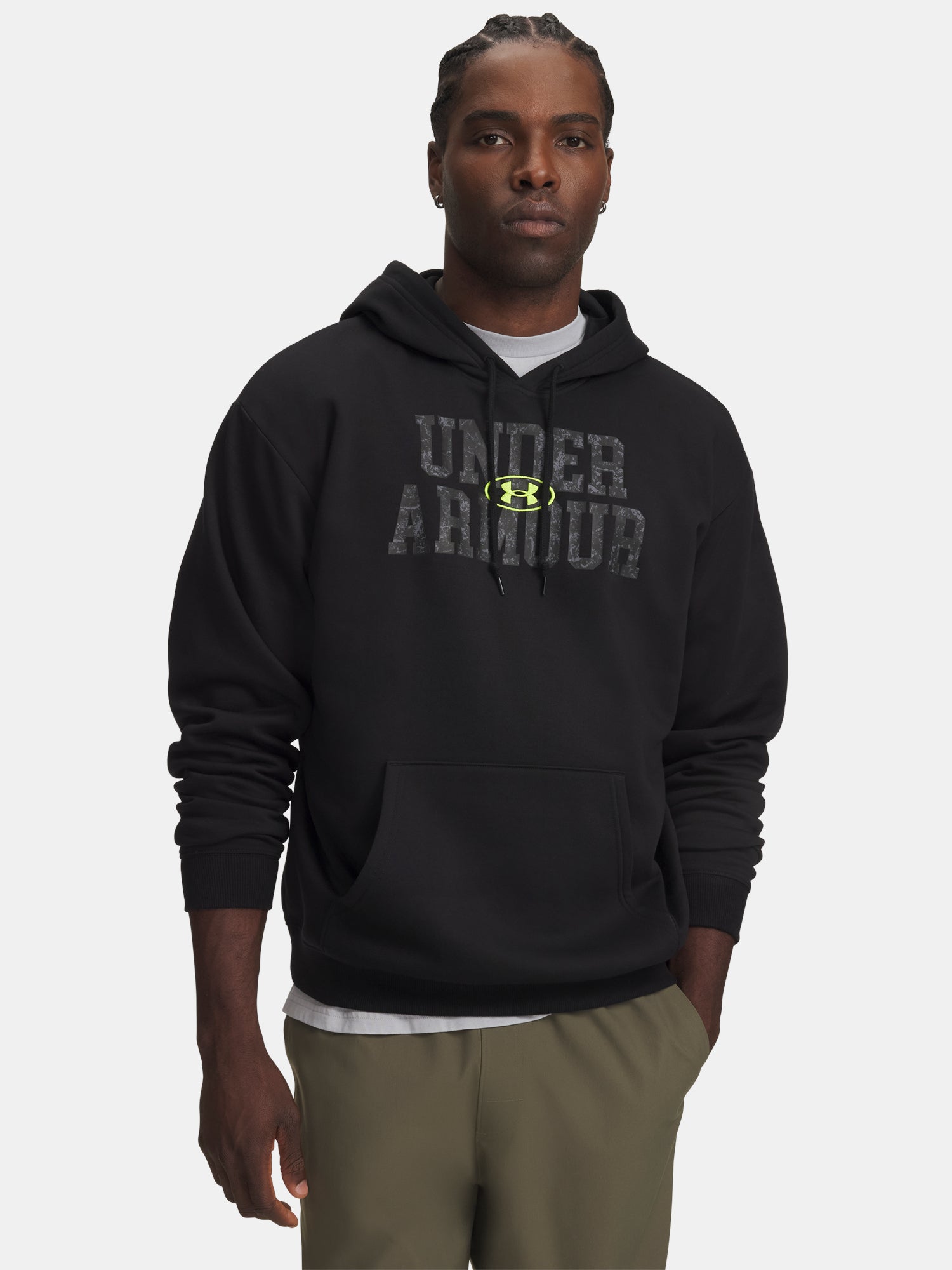 Férfi Under Armour UA Rival Flc Camo Fill Hdy pulóver