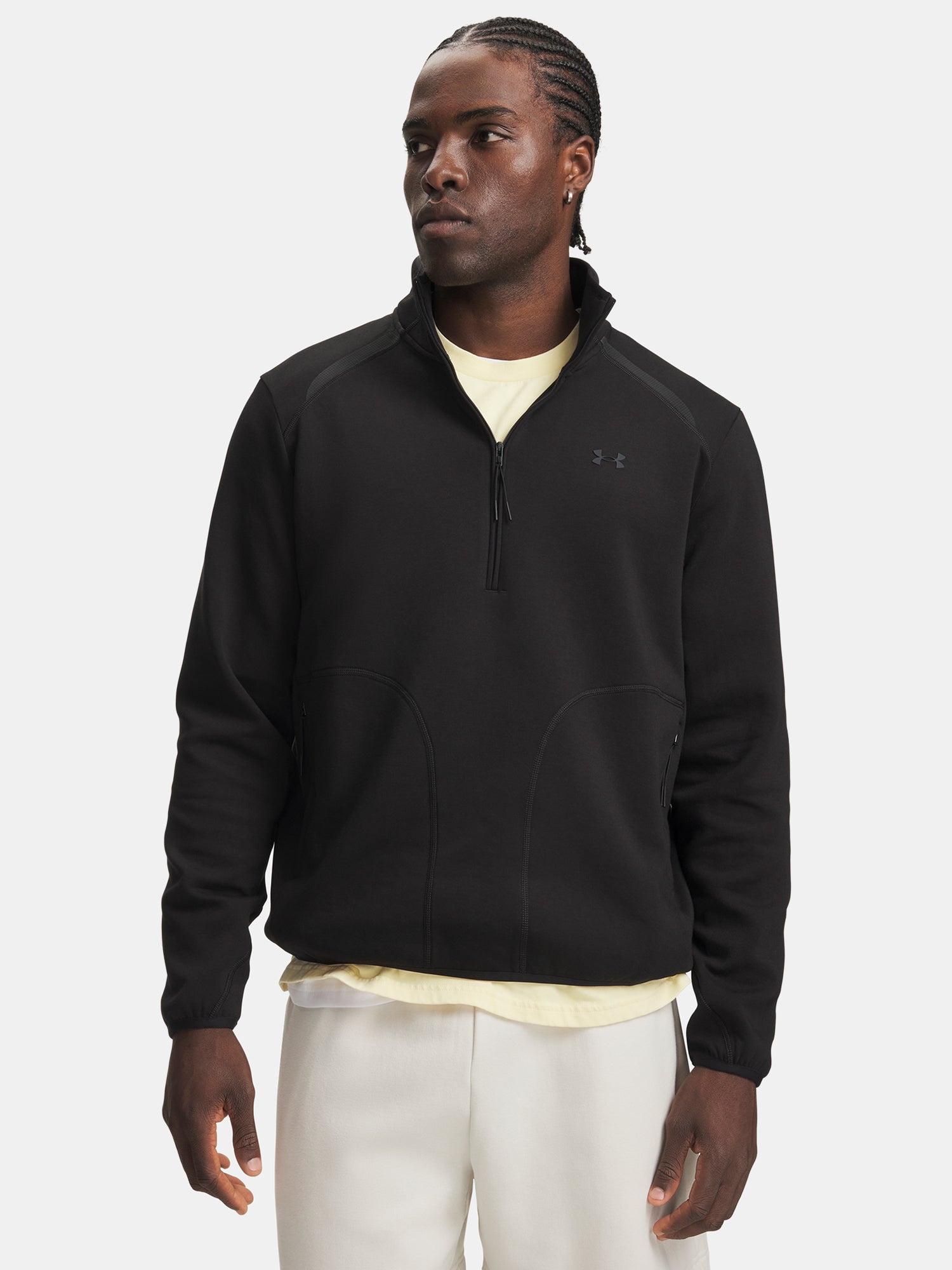 Férfi Under Armour UA Unstoppable Flc 1/2 Zip pulóver