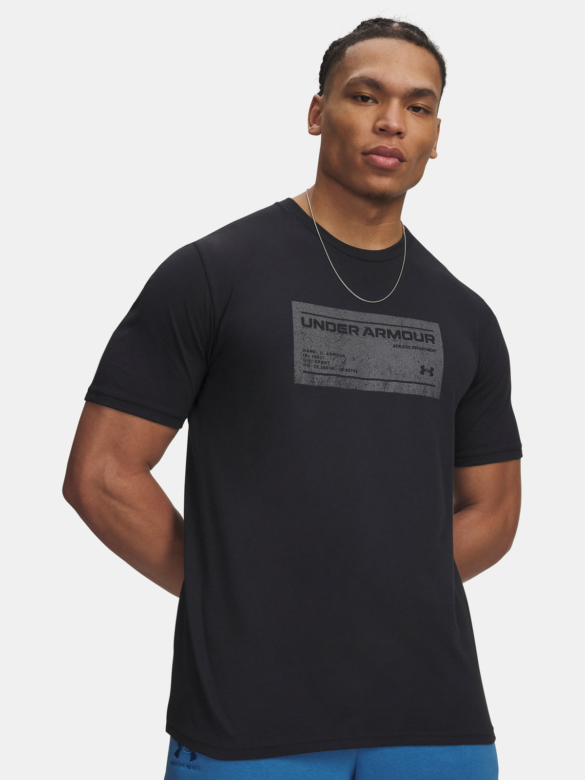 Férfi Under Armour UA M BOX WM LABEL SS póló
