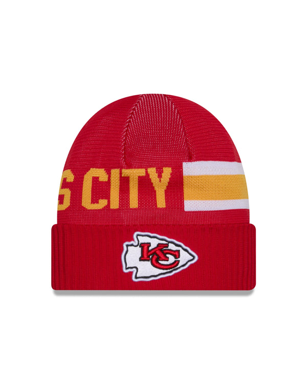 New Era Kansas City Chiefs NFL Sideline 2024 Cuff Knit Beanie kötött sapka - Sportmania.hu