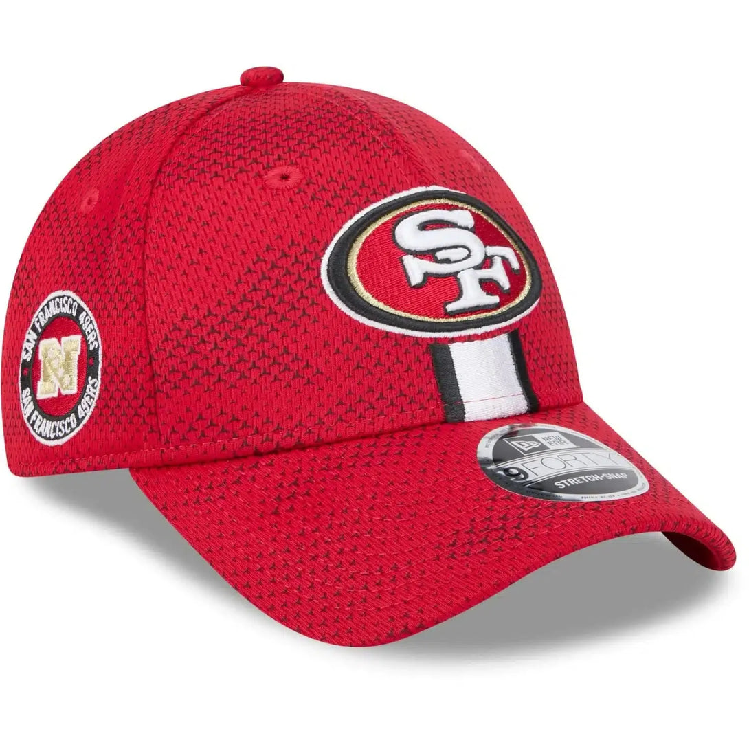 New Era San Francisco 49ers NFL Sideline 2024 Red 9FORTY Stretch baseball sapka - Sportmania.hu