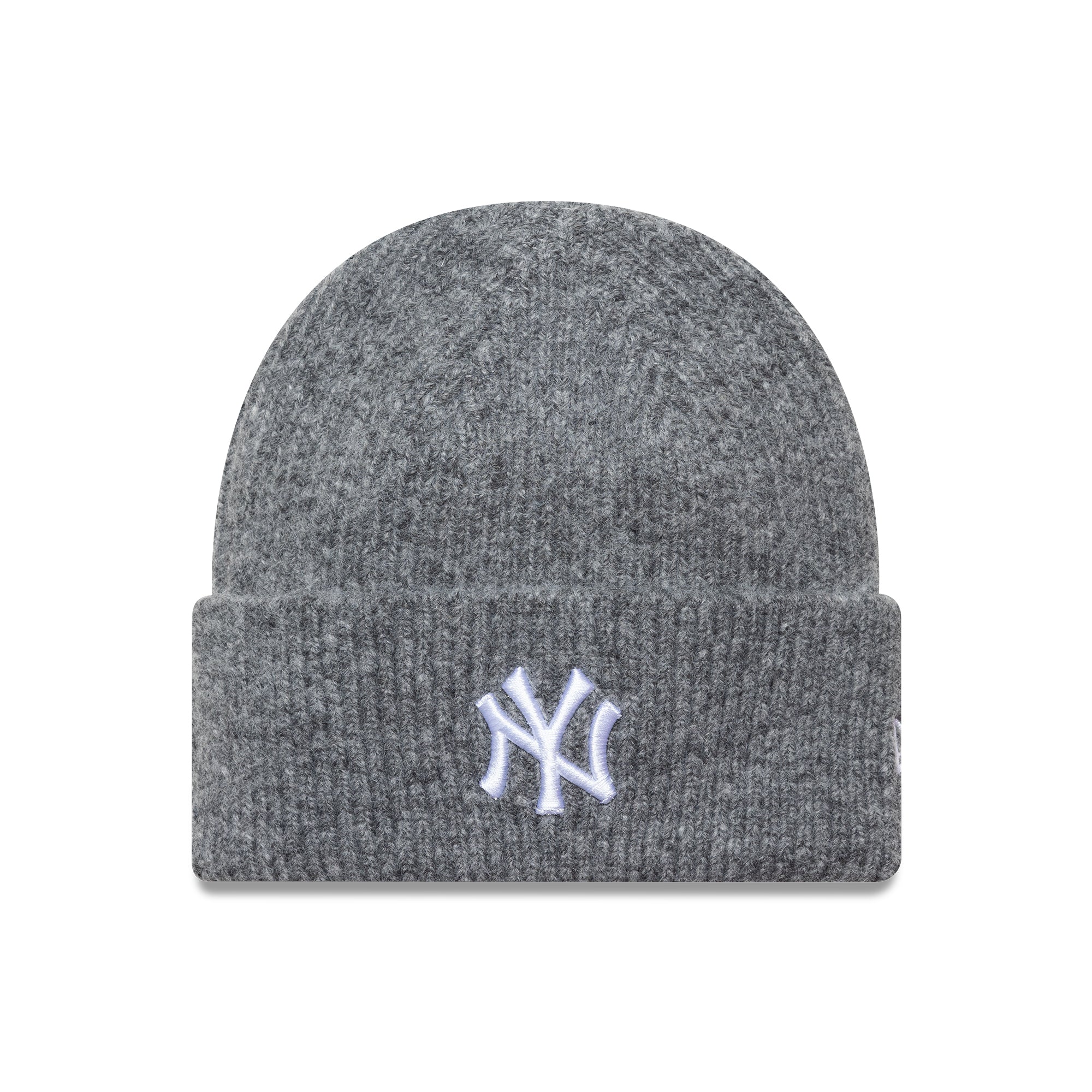 New York Yankees Womens Grey Wide Cuff Knit Beanie női kötött sapka