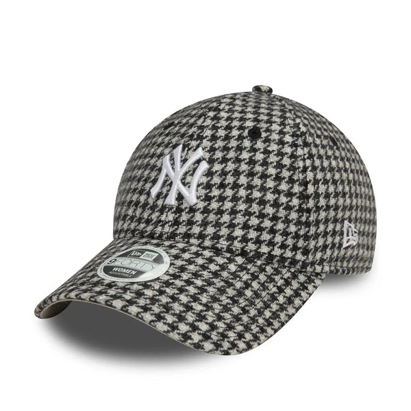 New Era New York Yankees Houndstooth Black 9FORTY baseball sapka, női