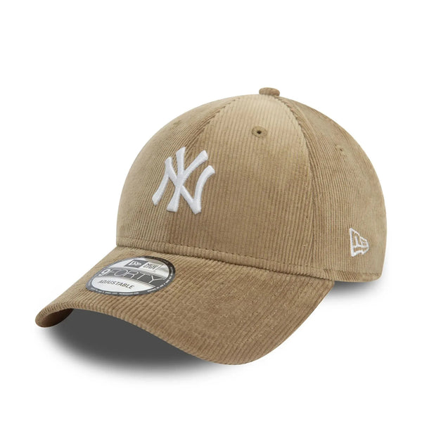 New Era New York Yankees Cord Beige 9FORTY baseball sapka