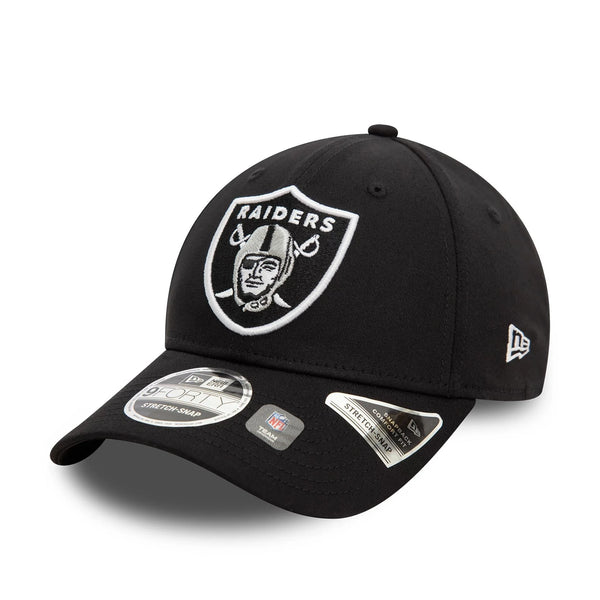 New Era Las Vegas Raiders NFL Black 9FORTY Stretch Snap sapka