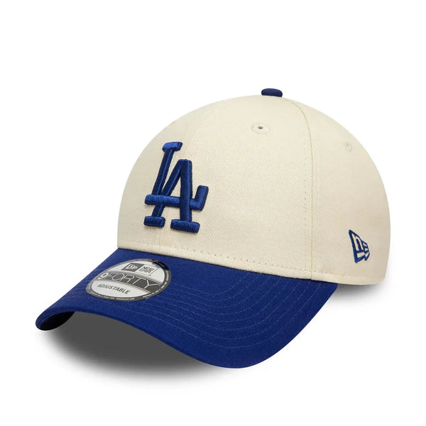 New Era LA Dodgers Colour Block Cream 9FORTY Baseball sapka