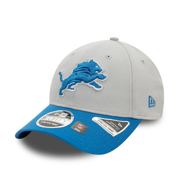 New Era Detroit Lions NFL Chrome White 9FORTY Stretch Snap sapka