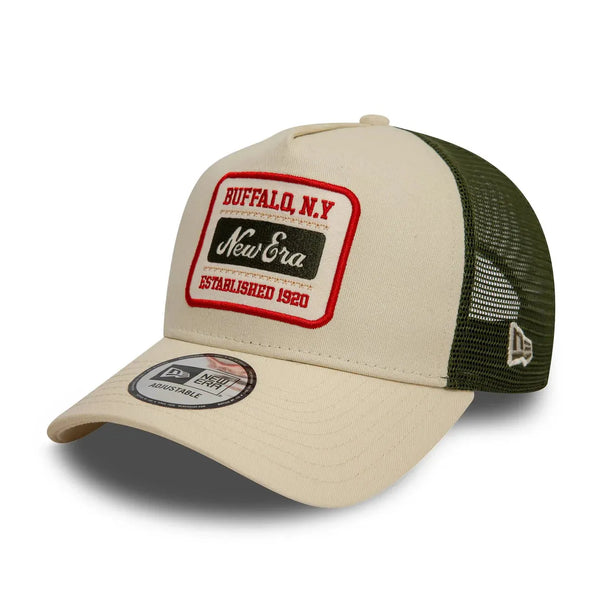 New Era Patch Cream 9FORTY A-Frame Trucker sapka