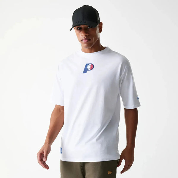 New Era Indiana Pacers NBA Paris Games 2025 White póló