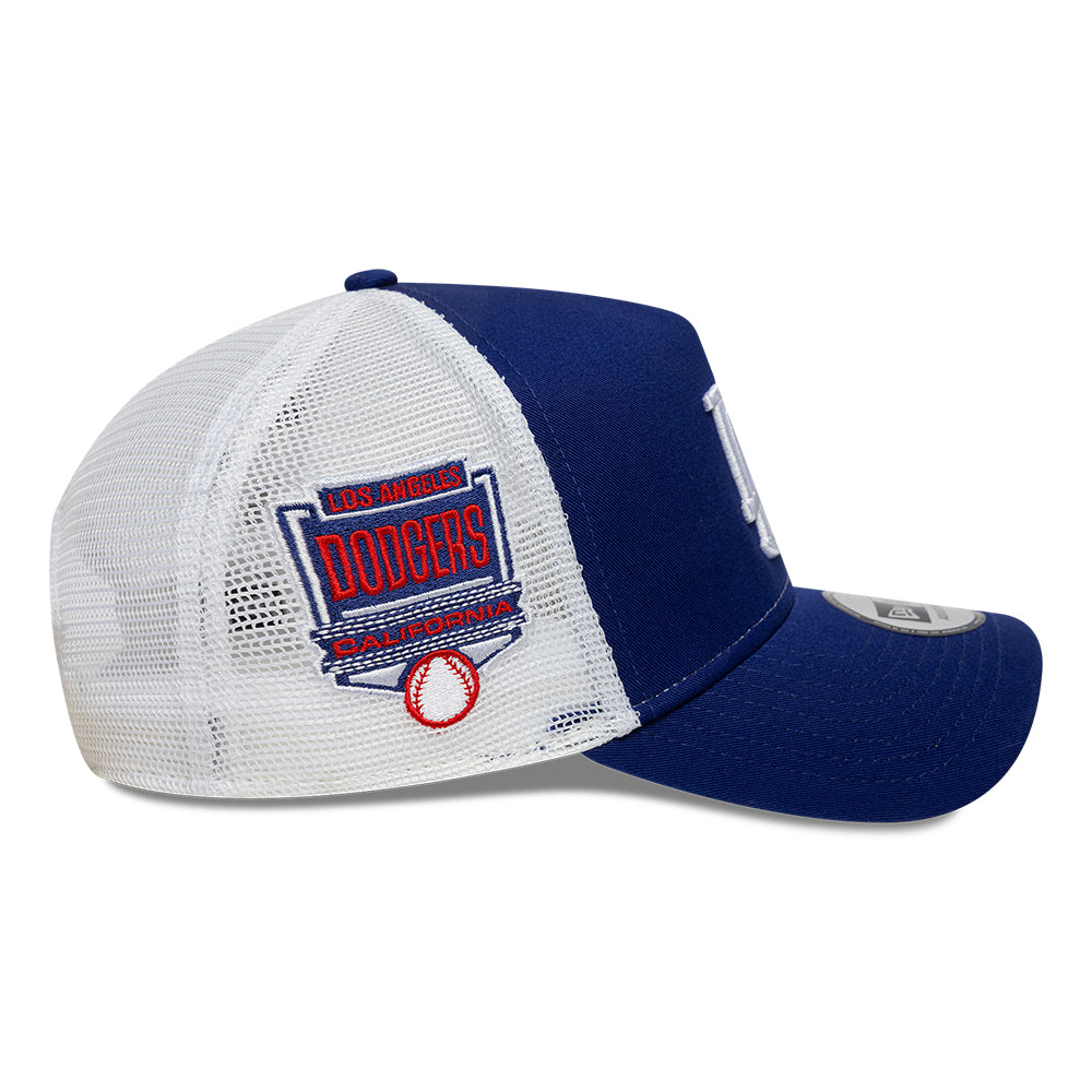 New Era Mens Los Angeles Dodgers 9FORTY Side Patch Trucker sapka
