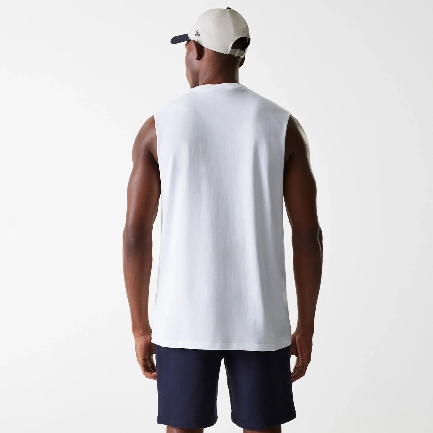 New York Yankees MLB Midi White Sleeveless Póló