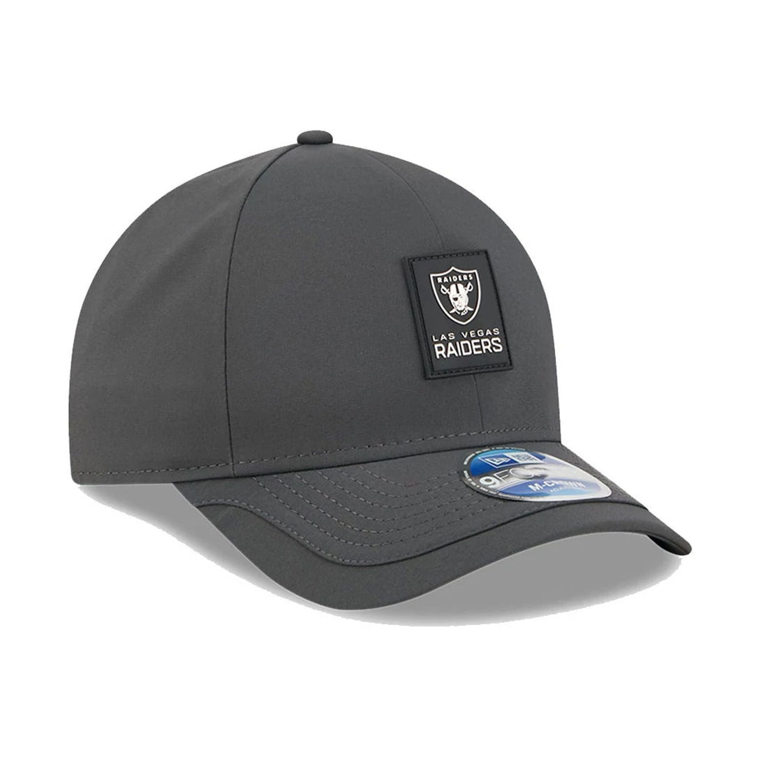 Las Vegas Raiders NFL Sideline 2025 Charcoal 9FORTY M-Crown Adjustable Cap - baseball sapka