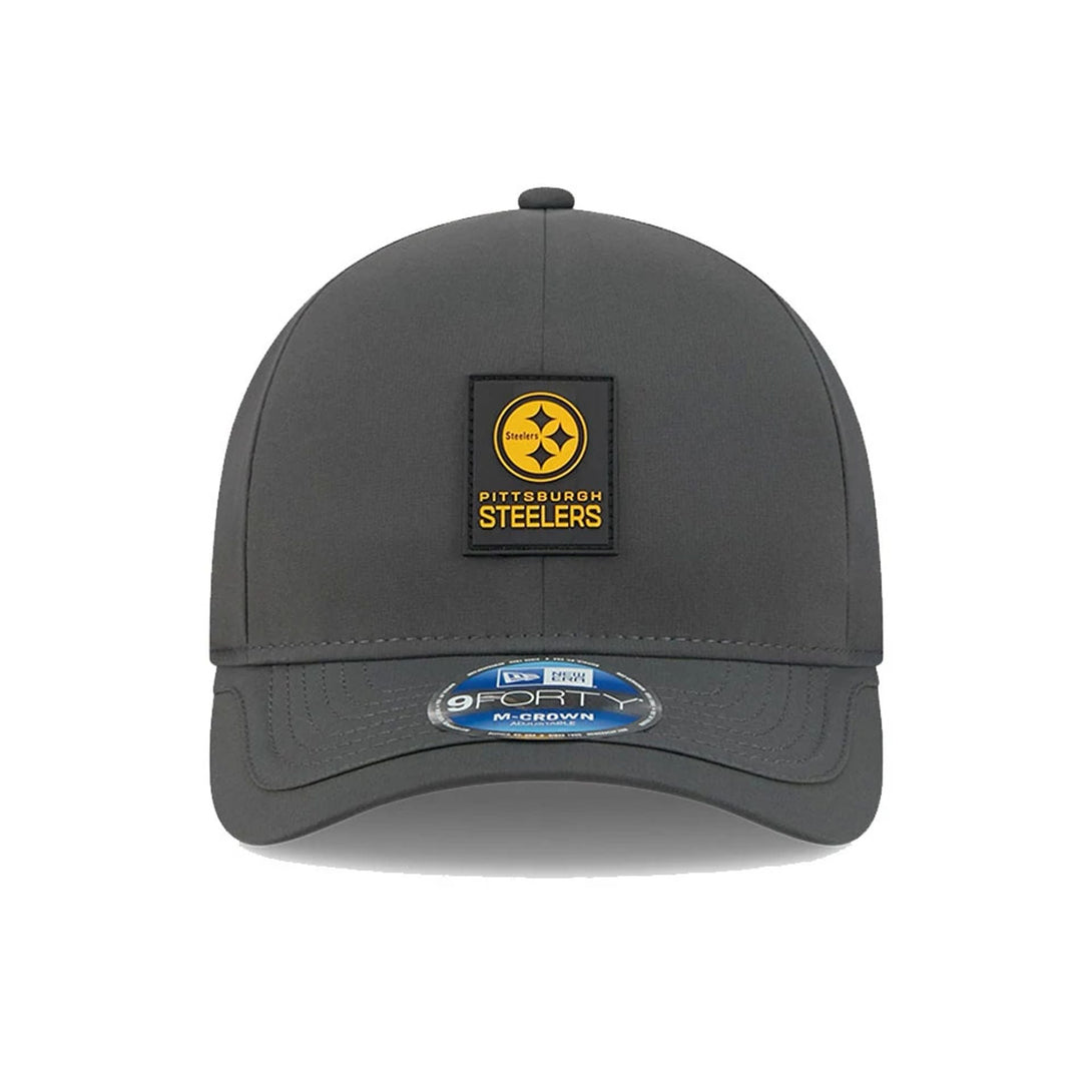 Pittsburgh Steelers NFL Sideline 2025 Charcoal 9FORTY M-Crown Adjustable Cap - baseball sapka