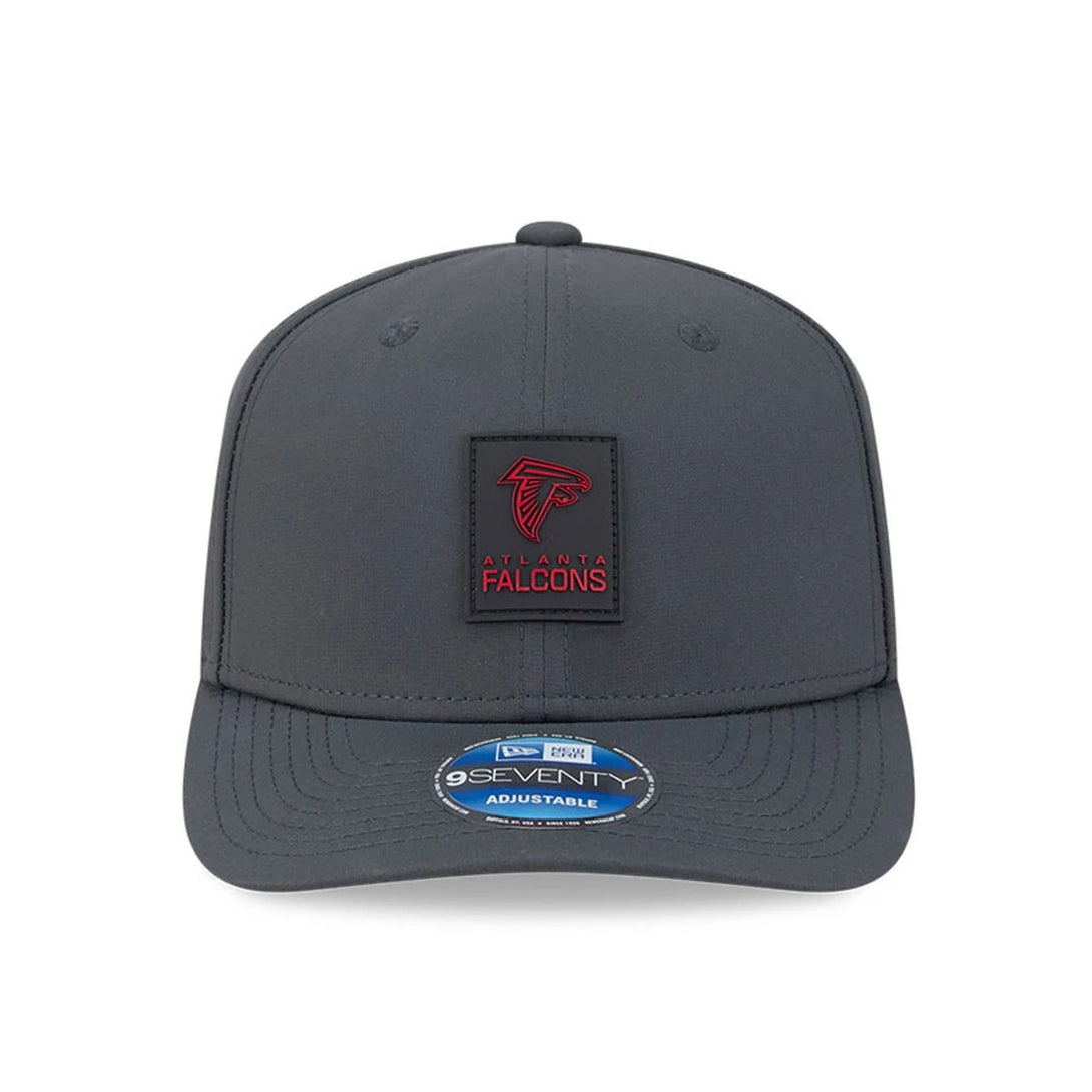 Atlanta Falcons NFL Sideline 2025 Charcoal 9SEVENTY Stretch Snap Adjustable Cap - baseball sapka