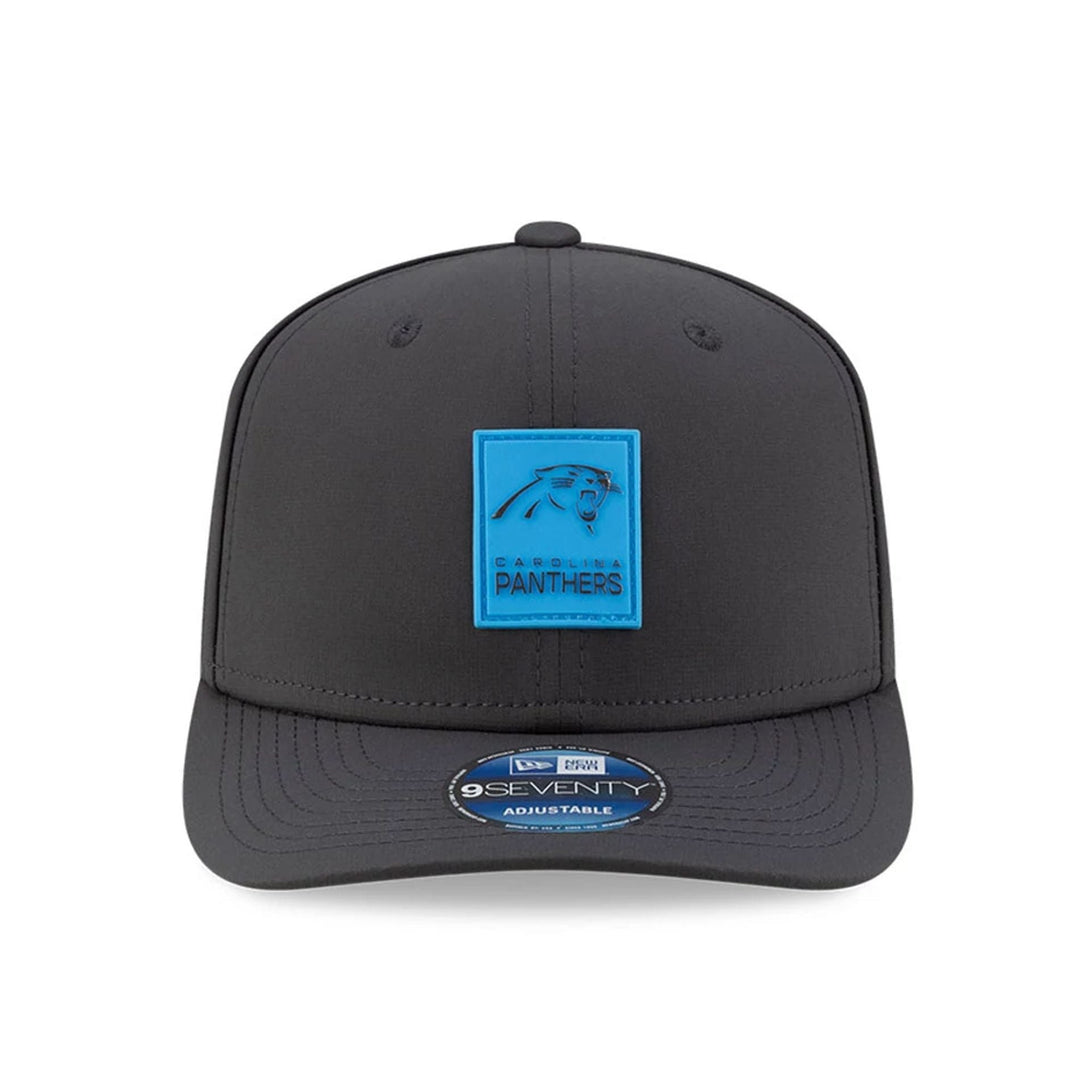 Carolina Panthers NFL Sideline 2025 Charcoal 9SEVENTY Stretch Snap Adjustable Cap - baseball sapka