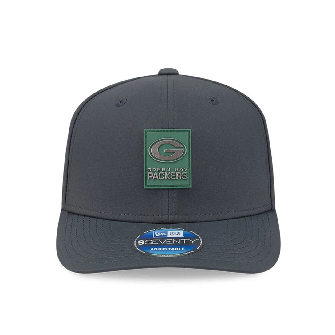 Green Bay Packers NFL Sideline 2025 Charcoal 9SEVENTY Stretch Snap Adjustable Cap - baseball sapka